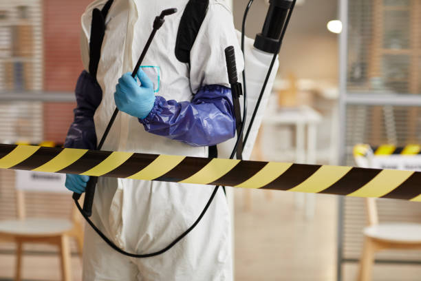 Professional Blood Cleanup technician working in Roosevelt, NJ